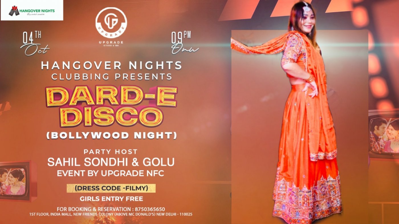DARD-E-DISCO (BOLLYWOOD NIGHT BY HANGOVER NIGHTS