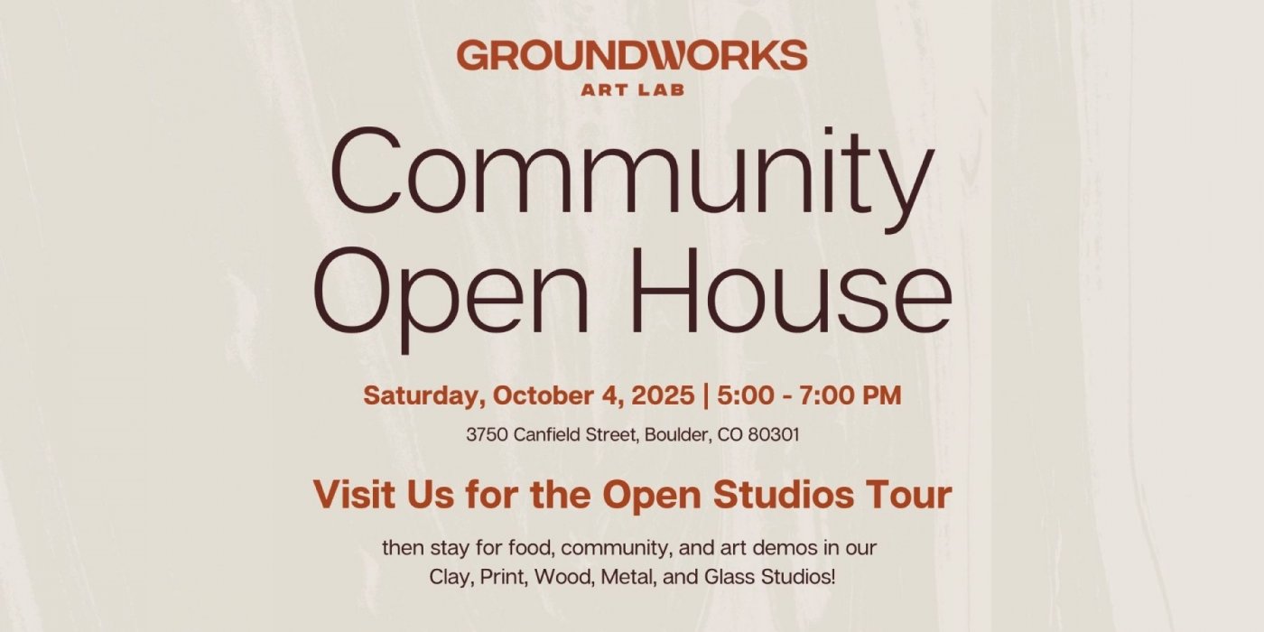 Fall Open House + Pop-up Art Sale at Groundworks Art Lab