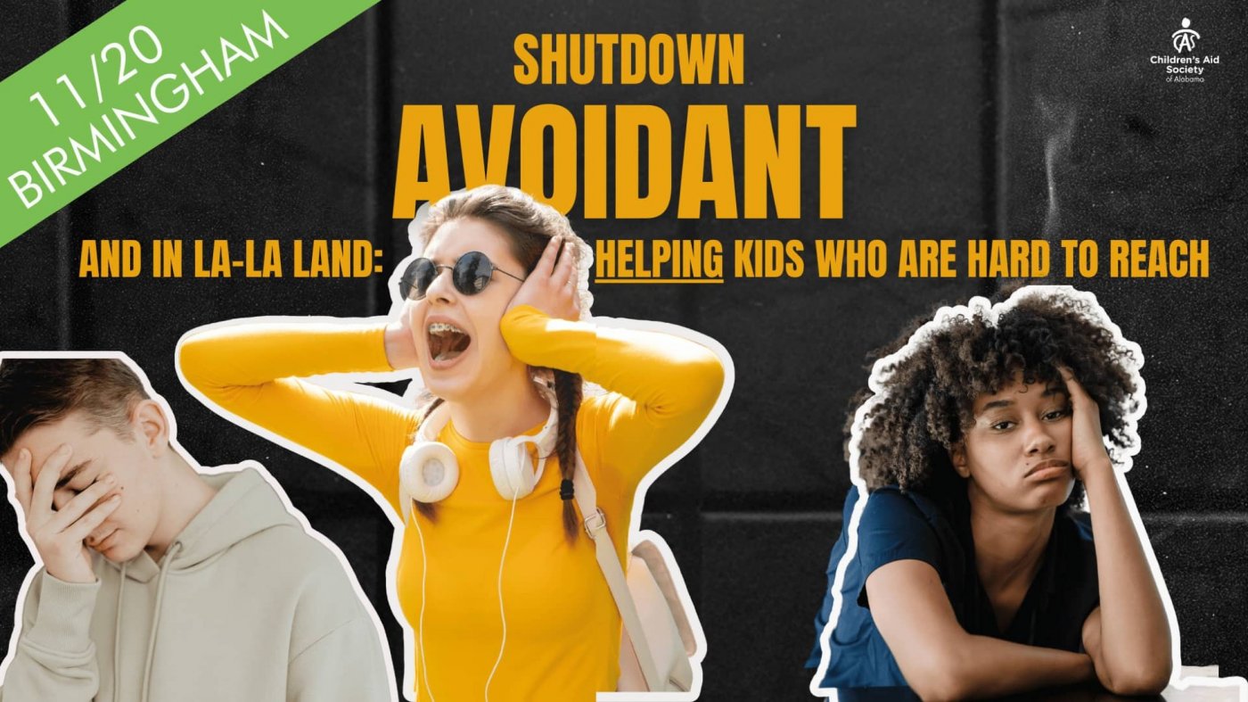 Shut Down, Avoidant, and in La-La Land: Helping Kids with Robyn Gobbel! (Bham)