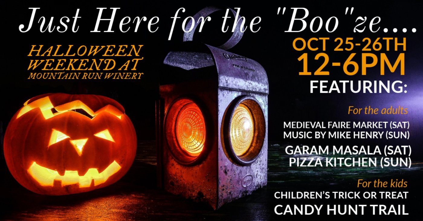 Just Here for the "Boo"s at Mountain Run Winery