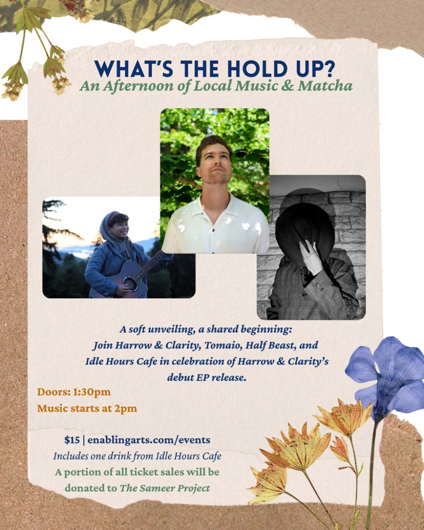 What's the Hold Up? An Afternoon of Local Music and Matcha