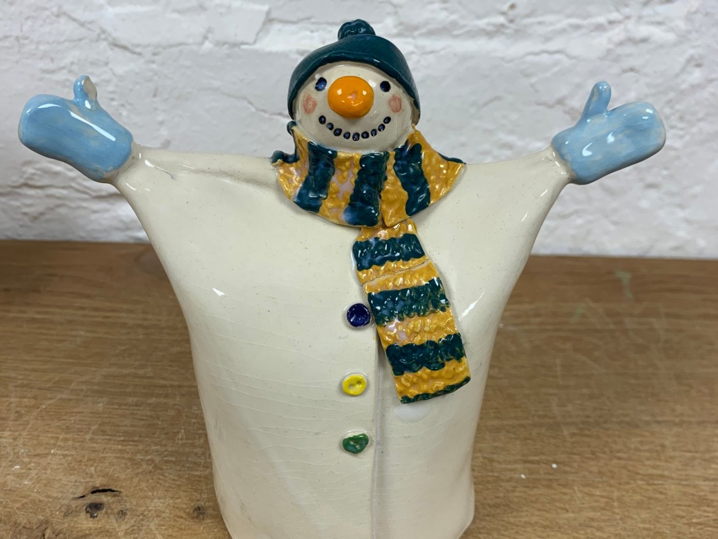 Make you own Festive Christmas Ceramic Snowman - \u00a330 (Sundays 11.30-1.30pm)