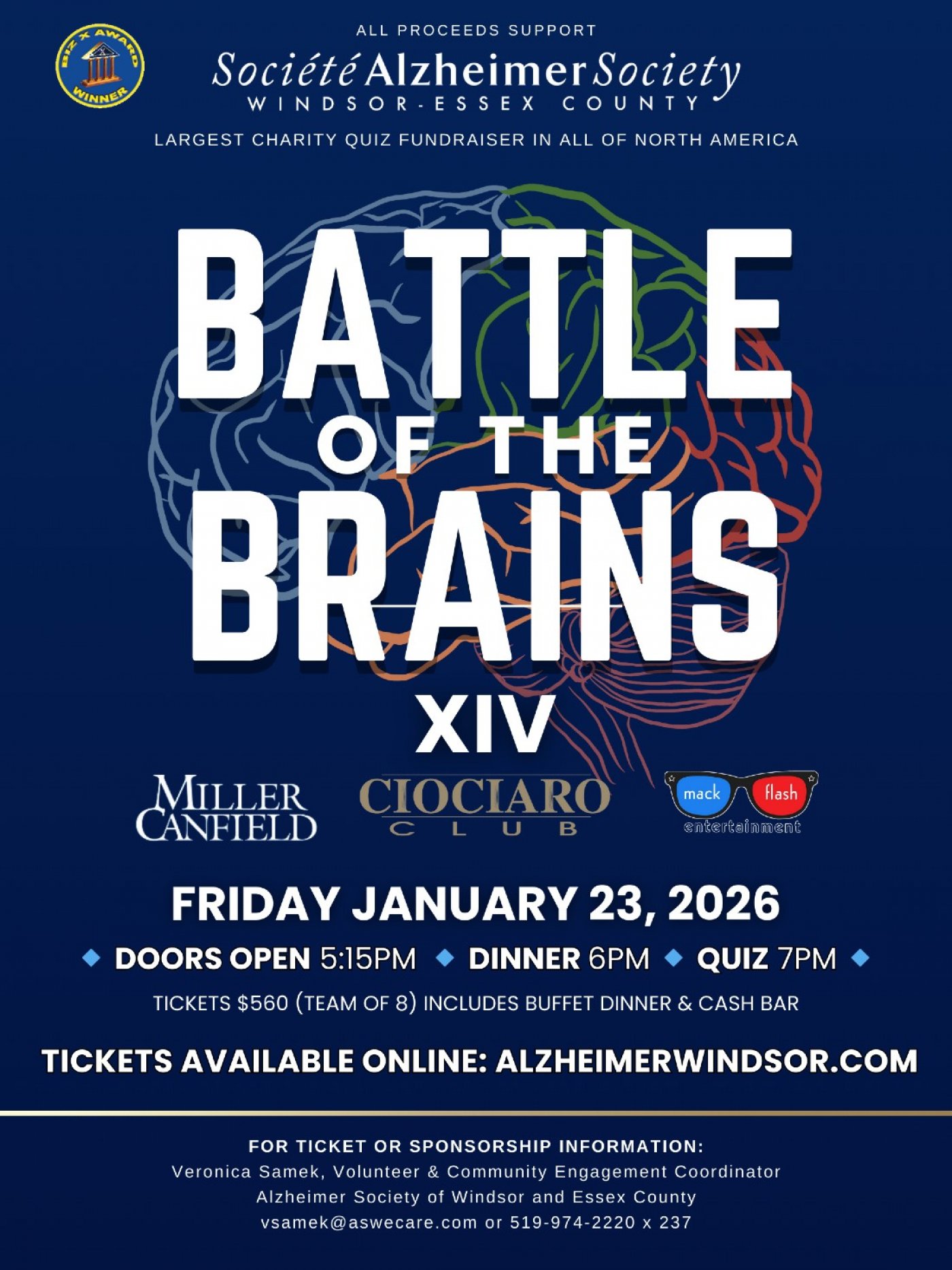 Battle of the Brains Dinner & Trivia Challenge XIV