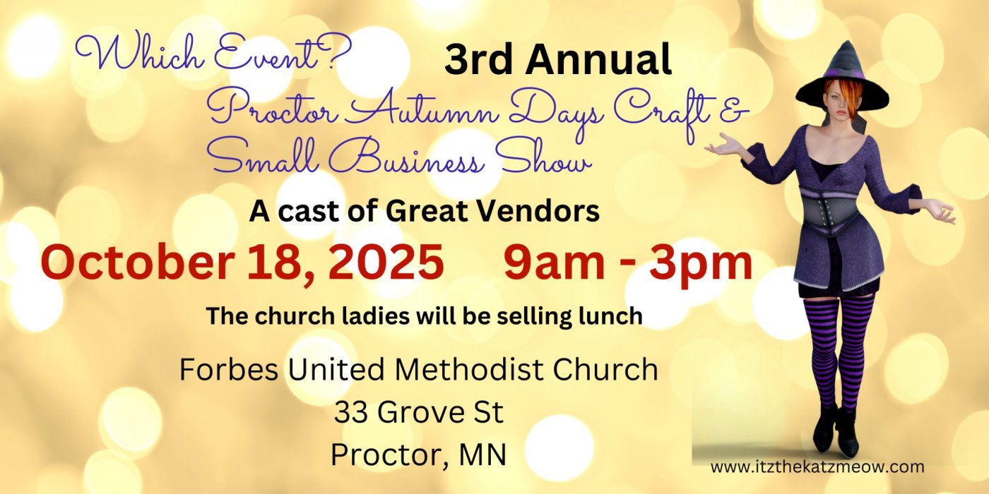 3rd Annual Proctor Autumn Days Craft & Small Business Show