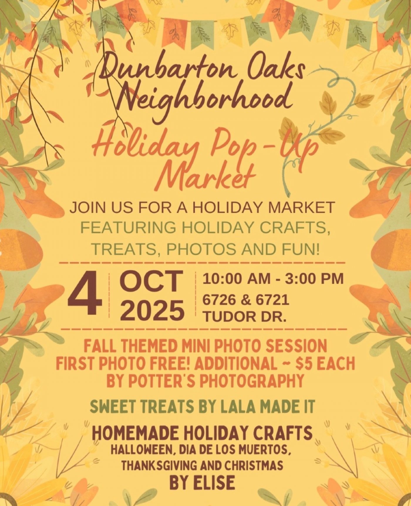 Holiday Pop-Pup Market 