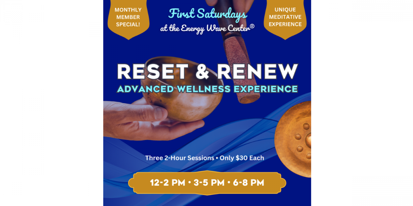3PM Reset and Renew: Sound Journey with Meditation