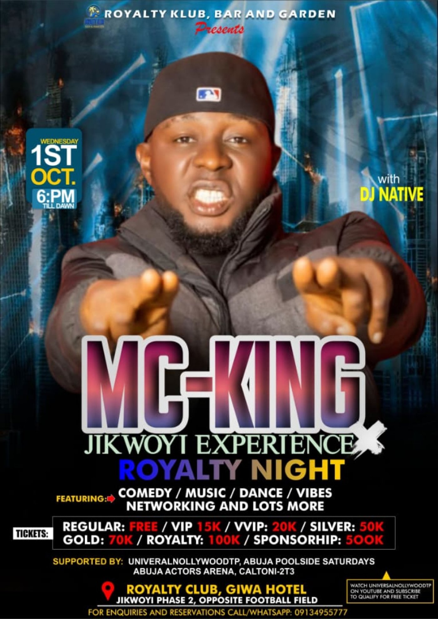 MCKING JIKWOYI EXPERIENCE