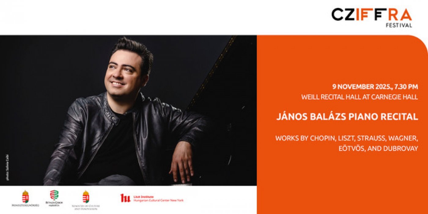 Hungarian Pianist J\u00e1nos Bal\u00e1zs Carnegie Hall Debut Concert