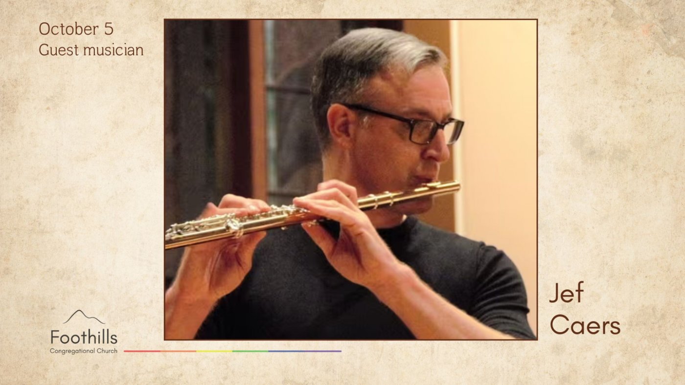 Jef Caers plays at Foothills