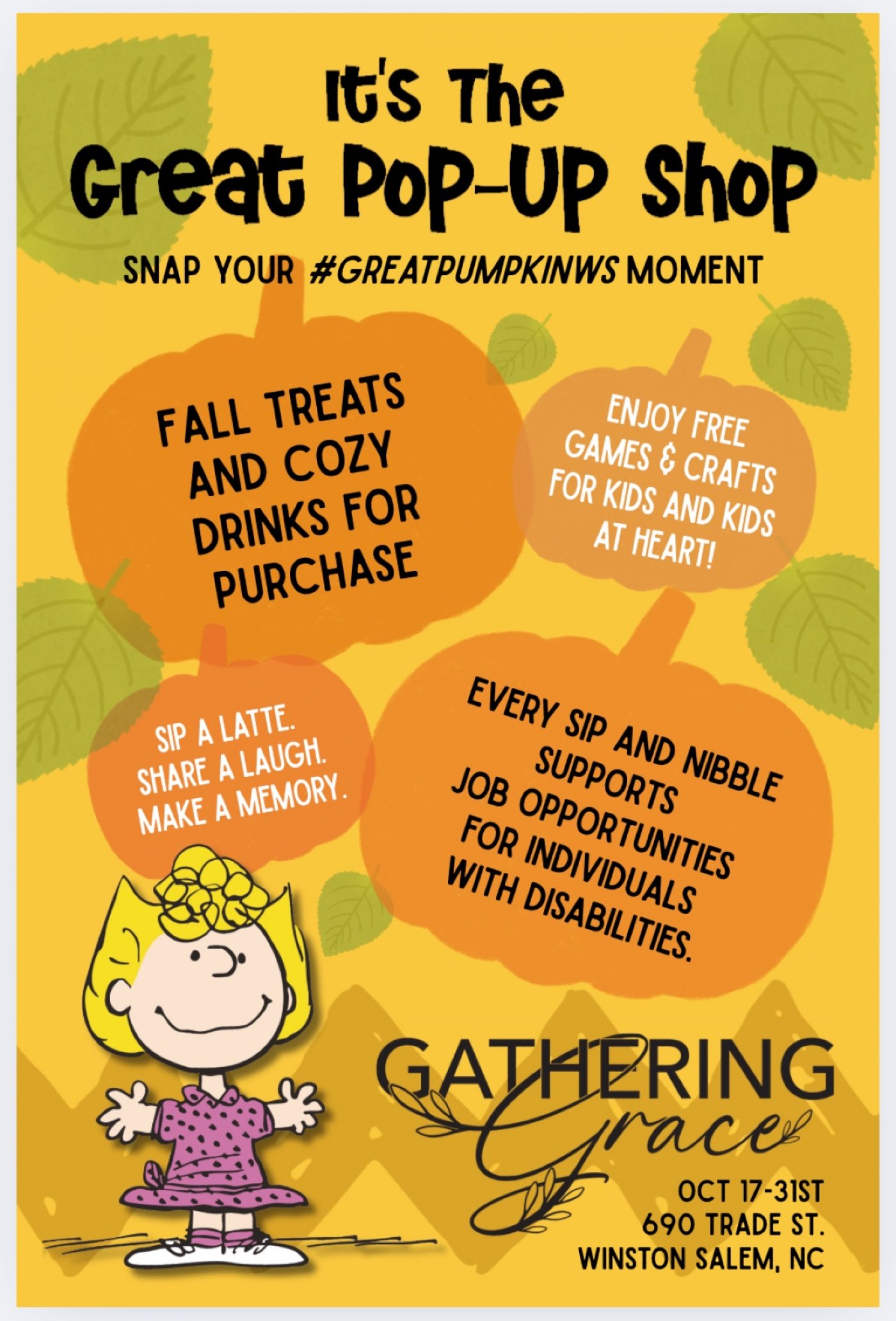 The Great Pumpkin Pop-up Shop