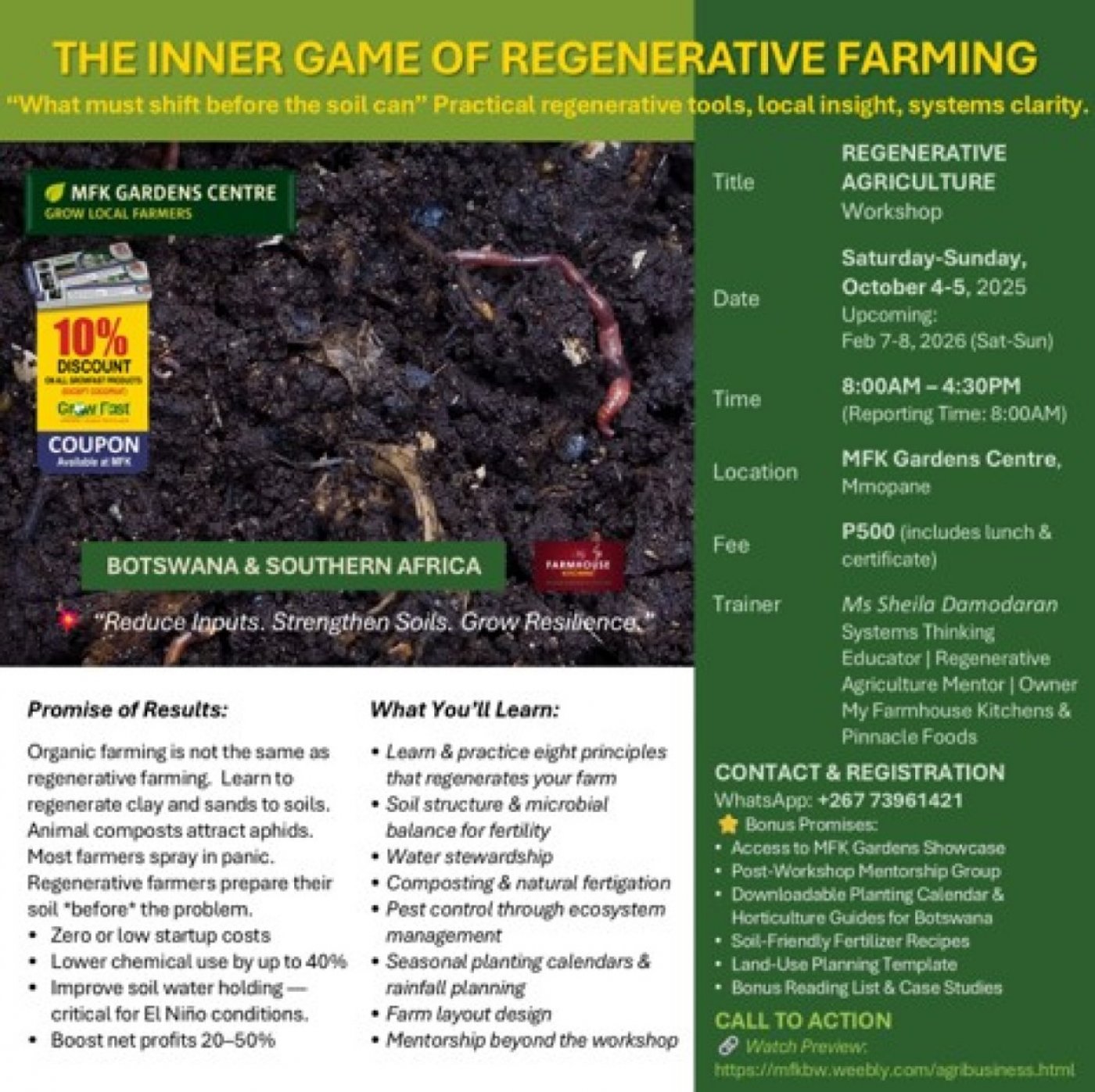 Regenerative Agriculture Workshop