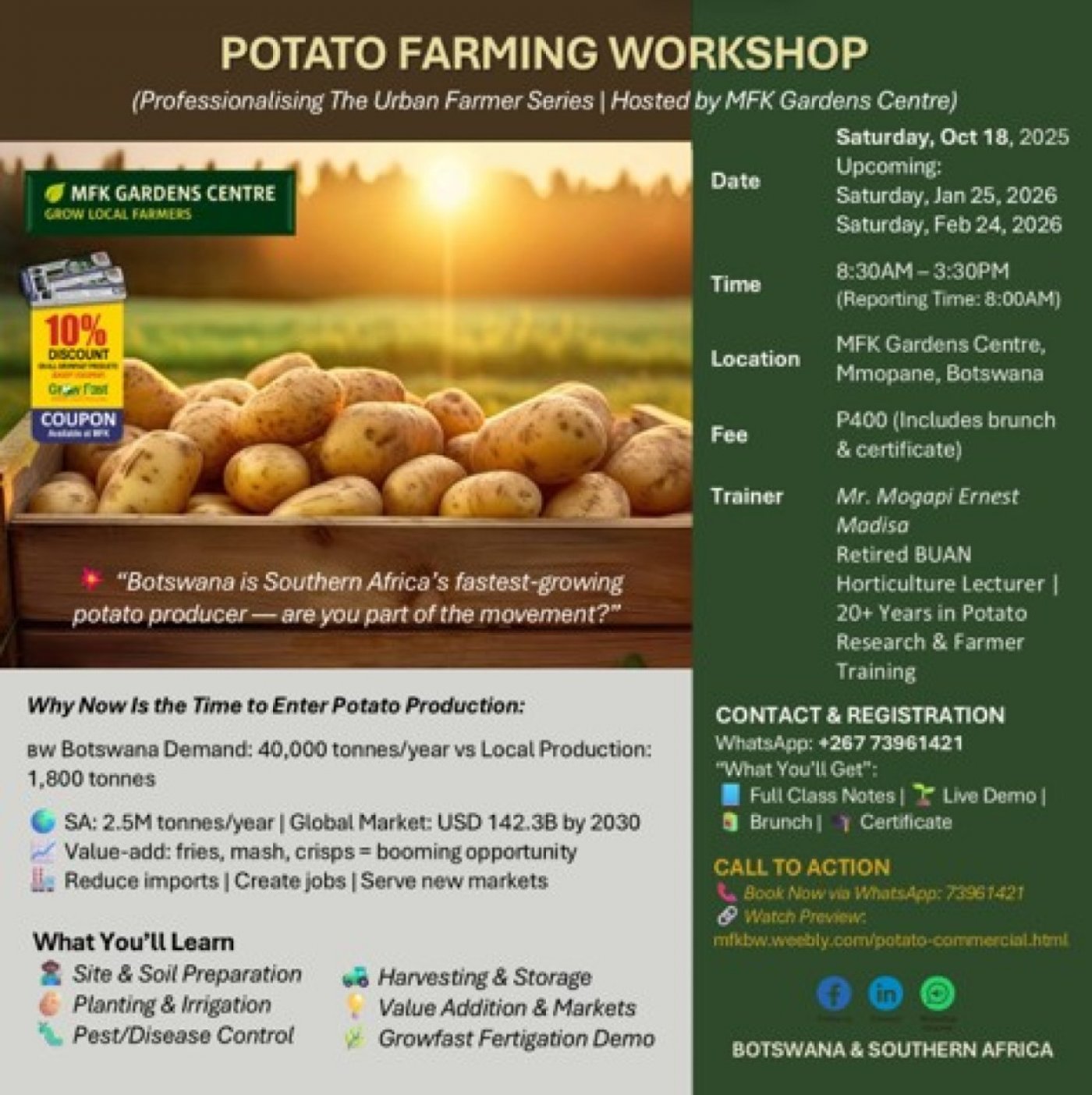 Potato Farming Workshop