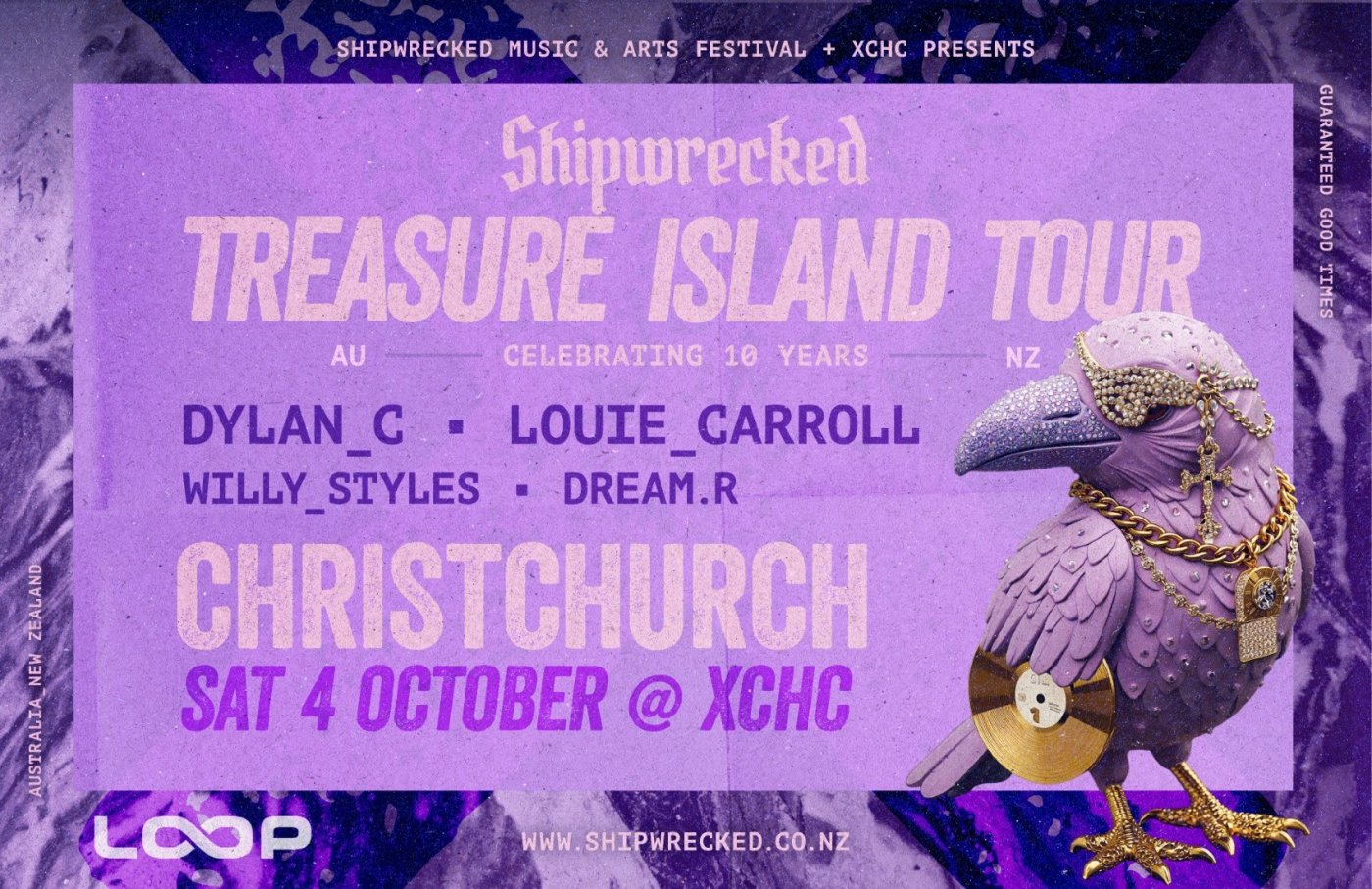 Shipwrecked Festival: Treasure Island X Year Tour (CHCH)