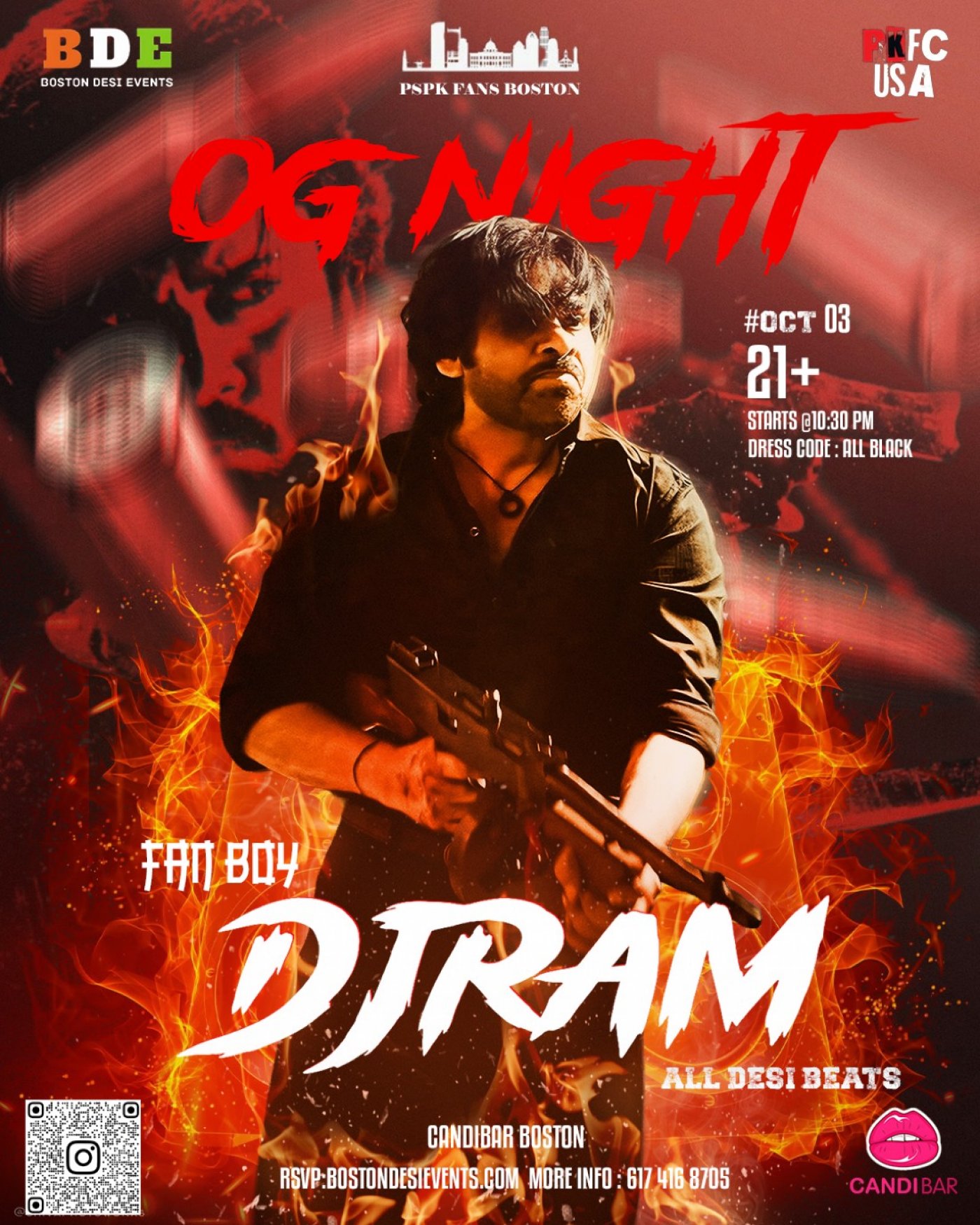 The OG Desi Party - Firestorm Night Celebrating the OG @ Candibar