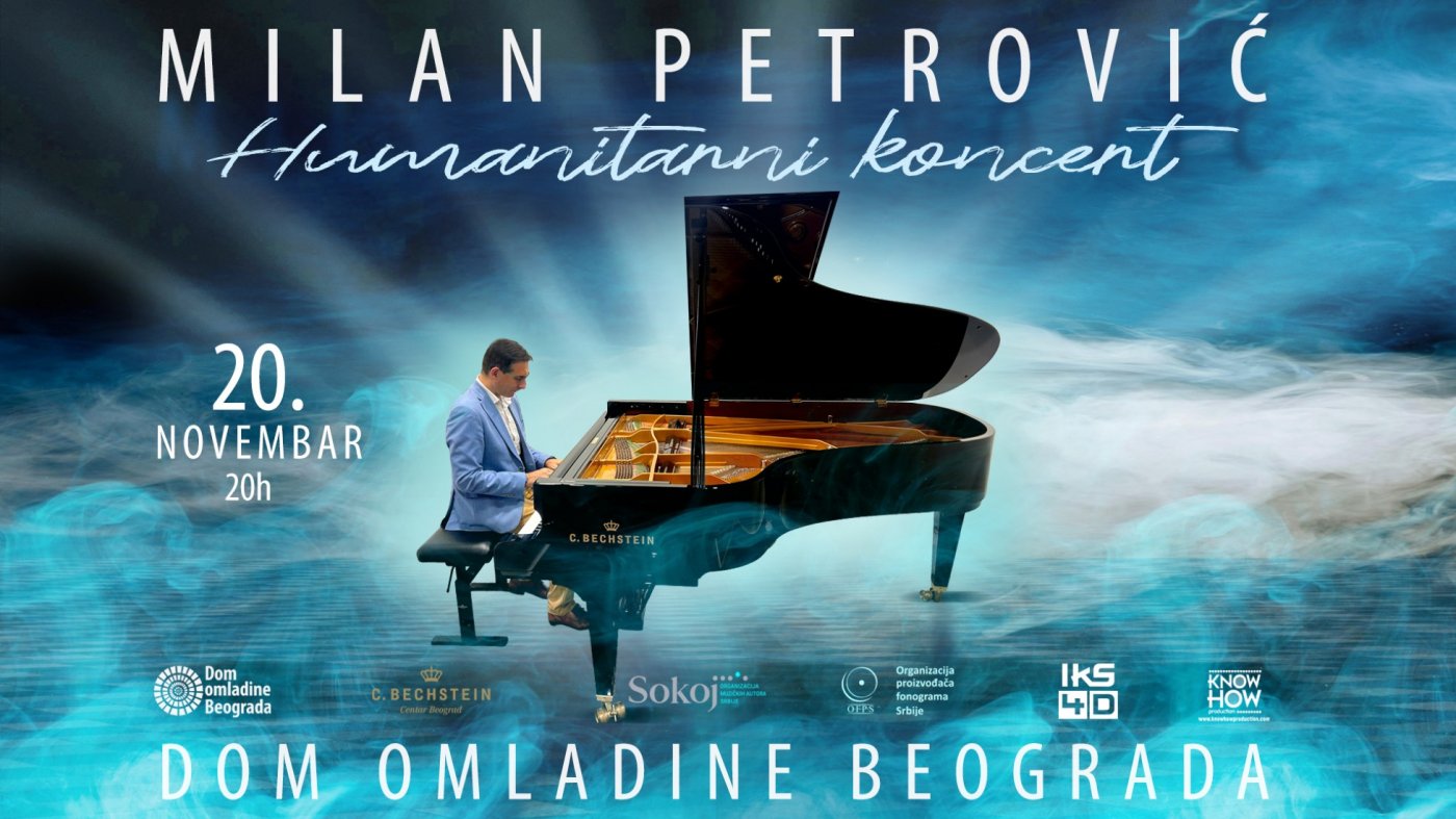 Humanitarni koncert Milana Petrovi\u0107a \/ Charity concert by Milan Petrovi\u0107