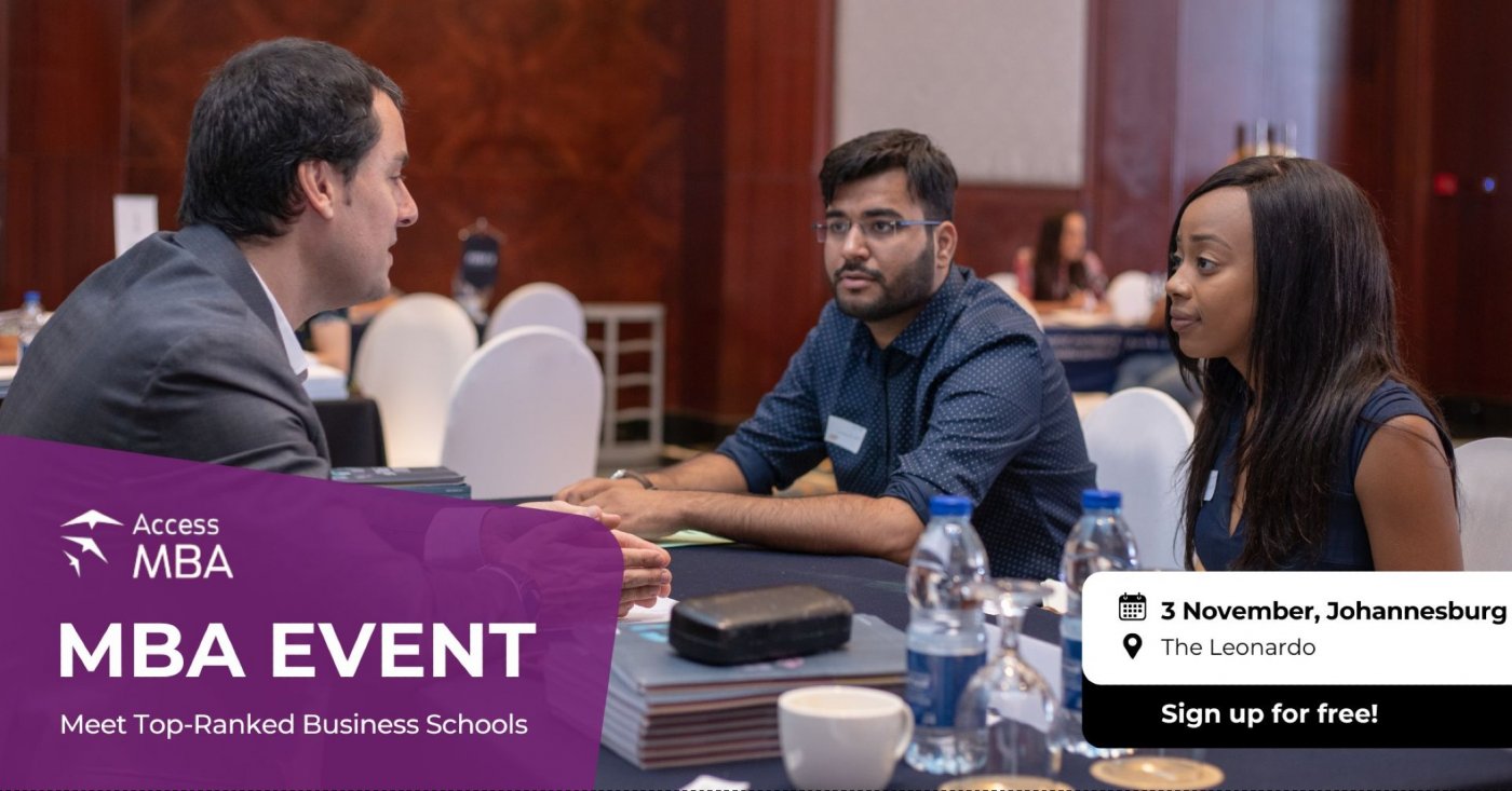 Meet your dream universities at the Access MBA Johannesburg In-person Event