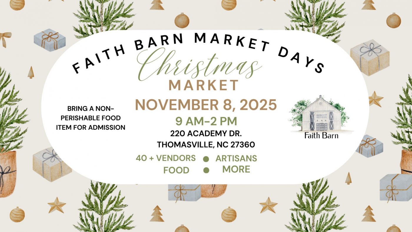 Christmas Market at Faith Barn Market Days