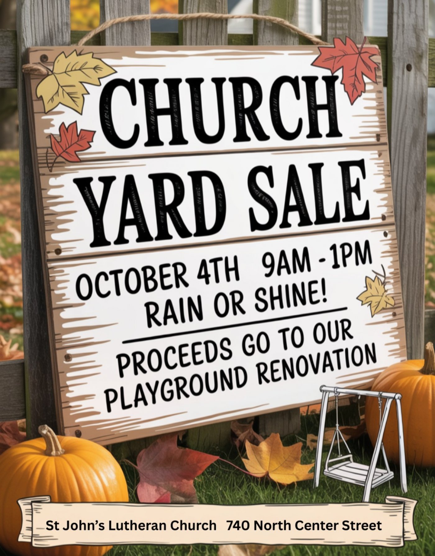 Church Yard Sale
