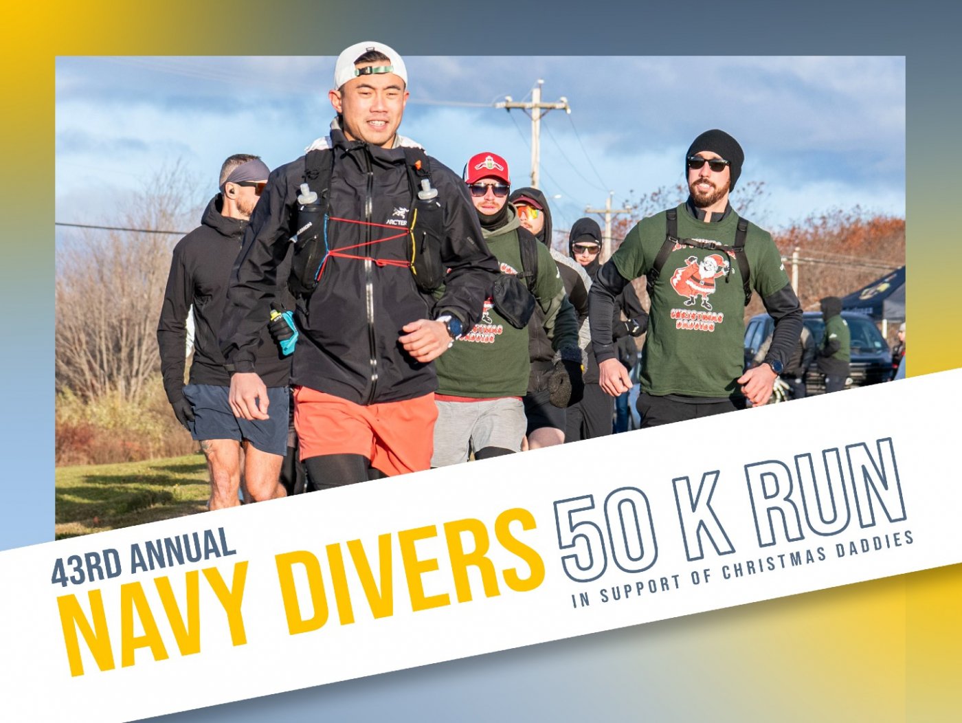 Navy Divers 50 K Run for Christmas Daddies
