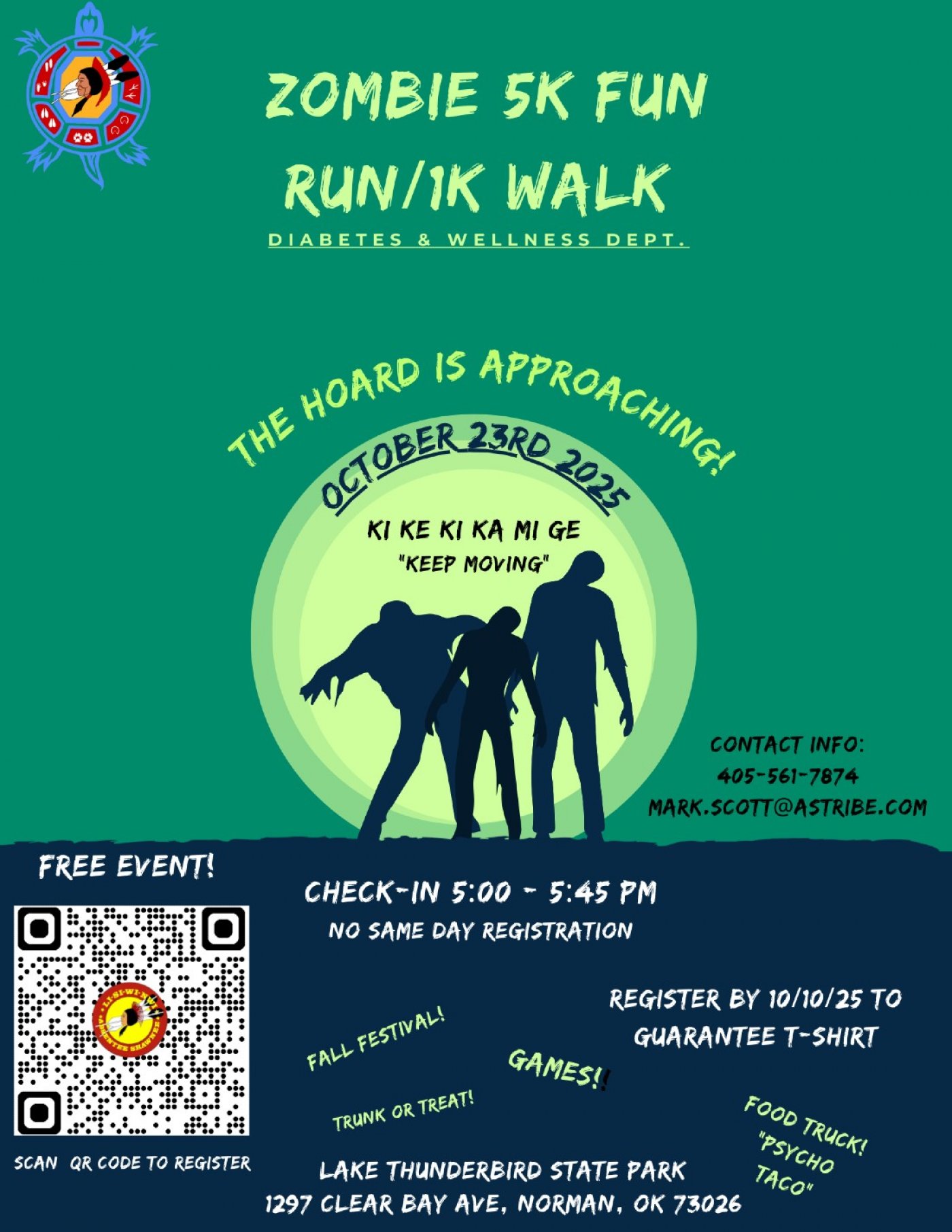 Zombie 5K Fun Run and 1K Walk