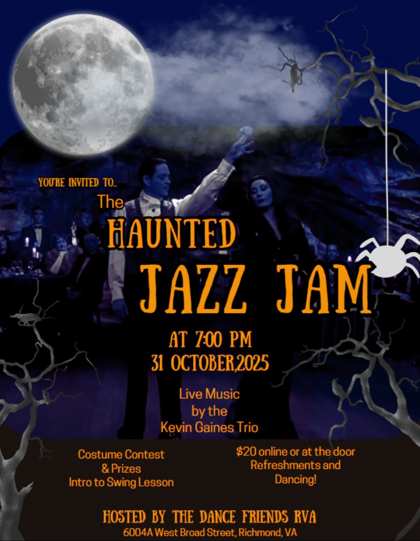 Haunted Jazz Jam hosted by The Dance Friends