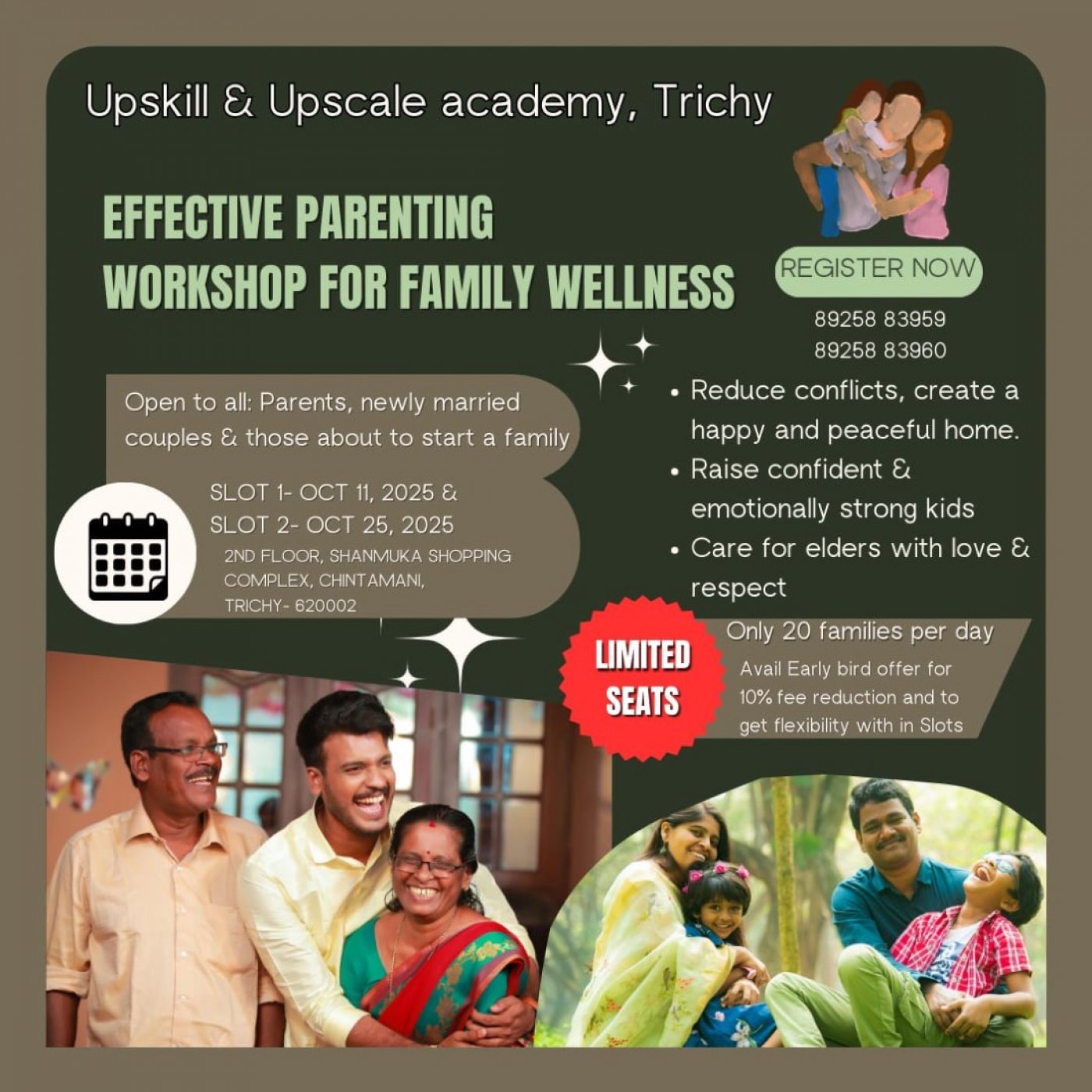 Effective Parenting for Family Wellness workshop