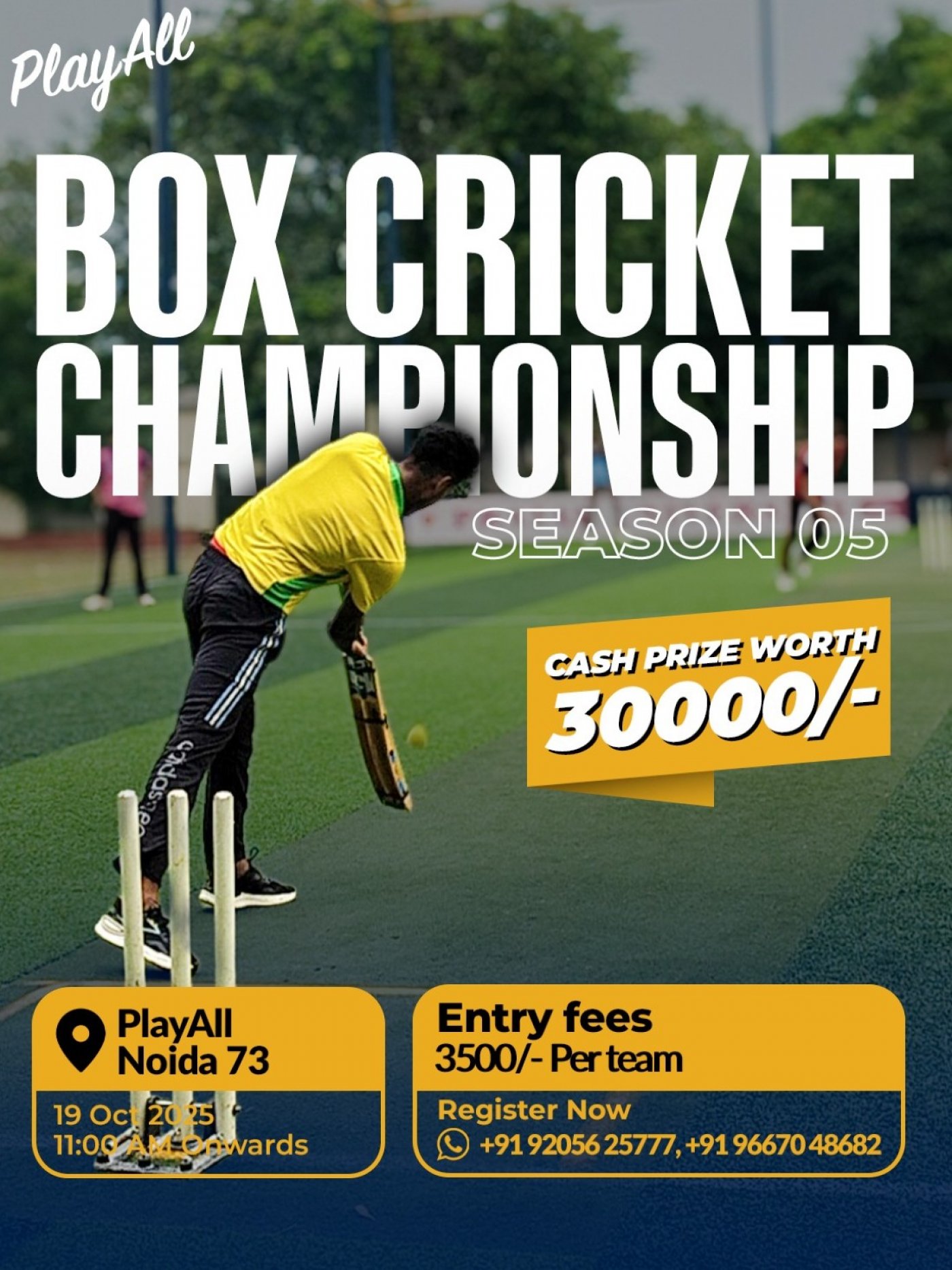 Delhi NCR Box Cricket Championship Season - 05
