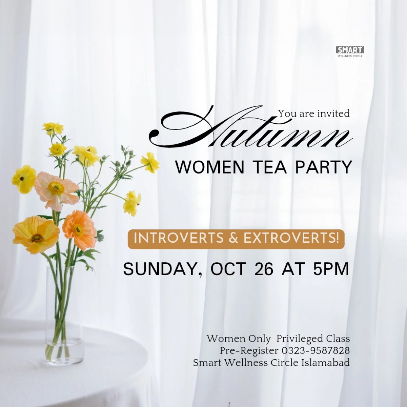 Autumn Tea Party for Women