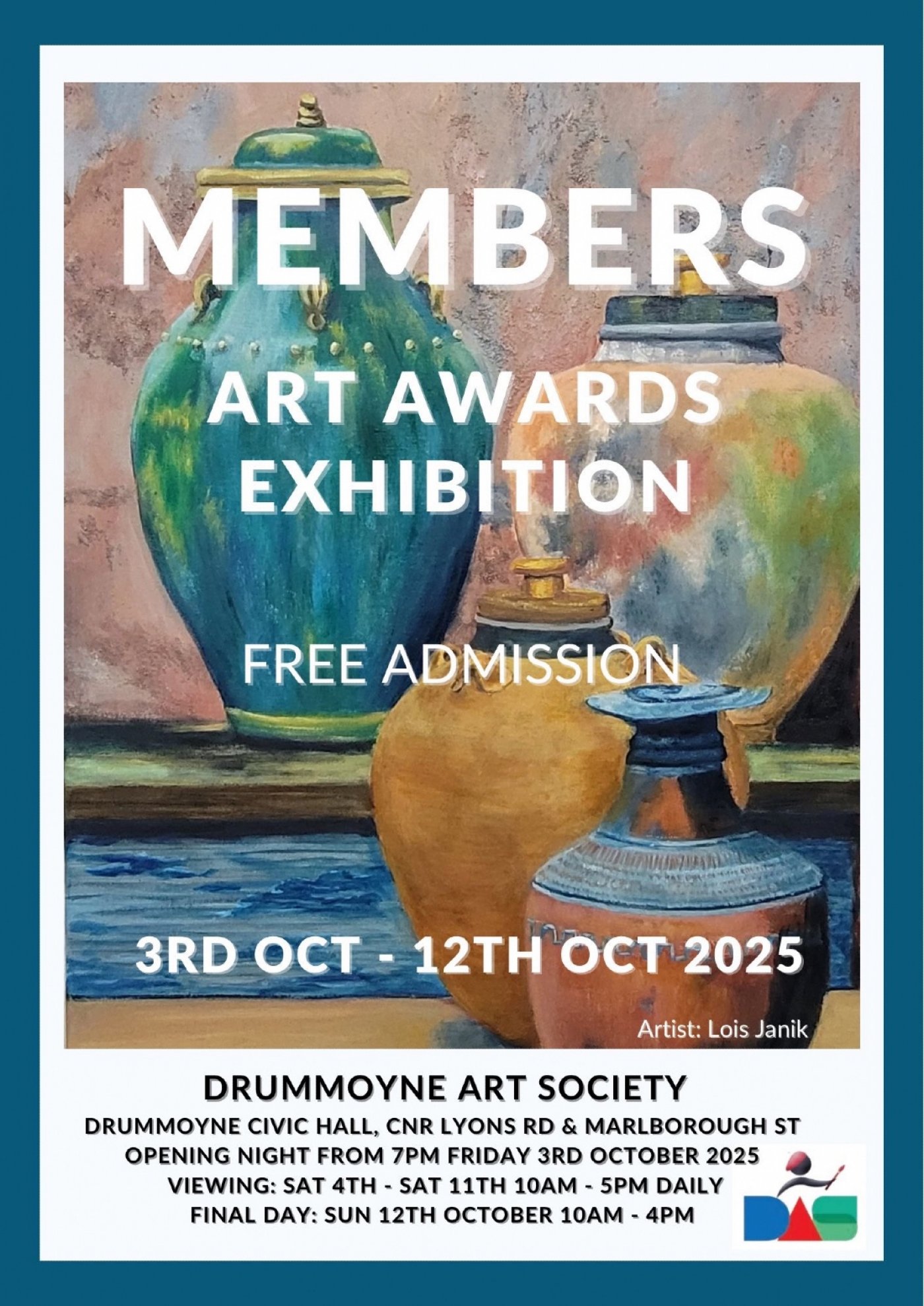 Drummoyne Art Society Members Annual Art Exhibition