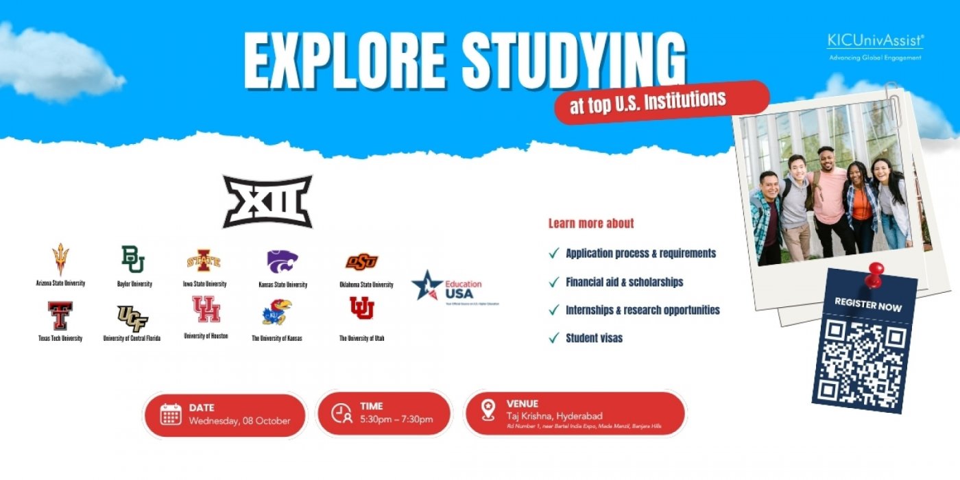 Meet the BIG 12 Universities in Hyderabad!