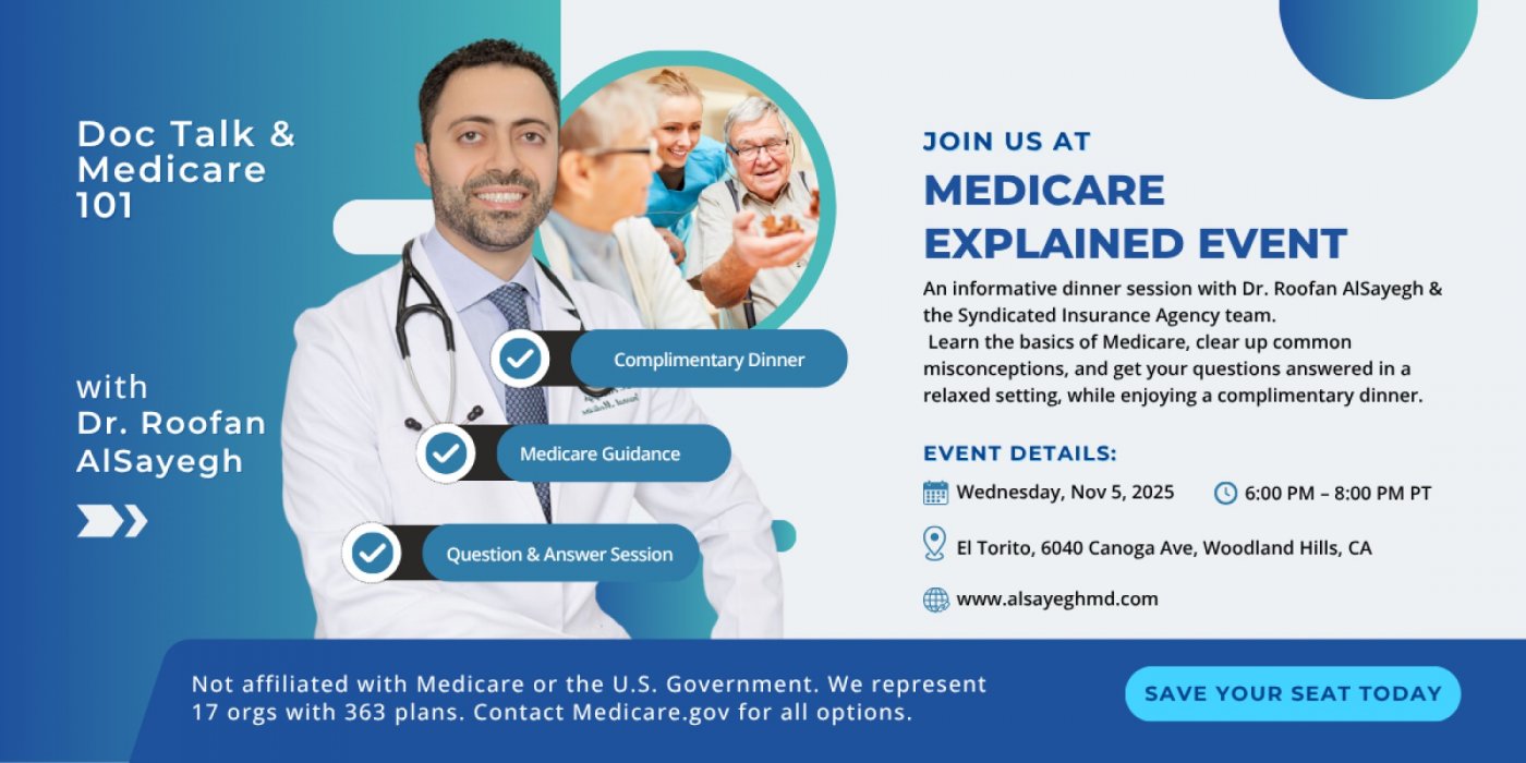 Doc Talk & Medicare 101 with Dr. Roofan AlSayegh