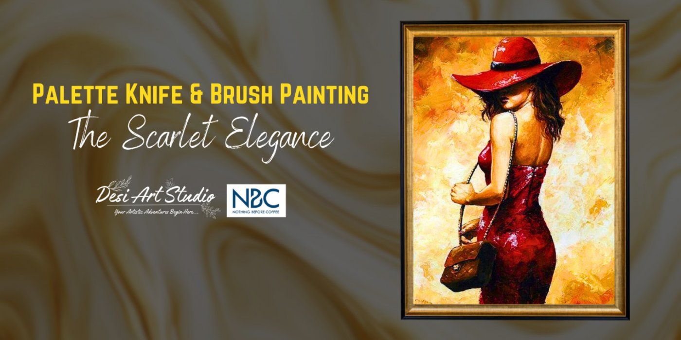 Palette Knife & Brush Painting - Desi Art Studio