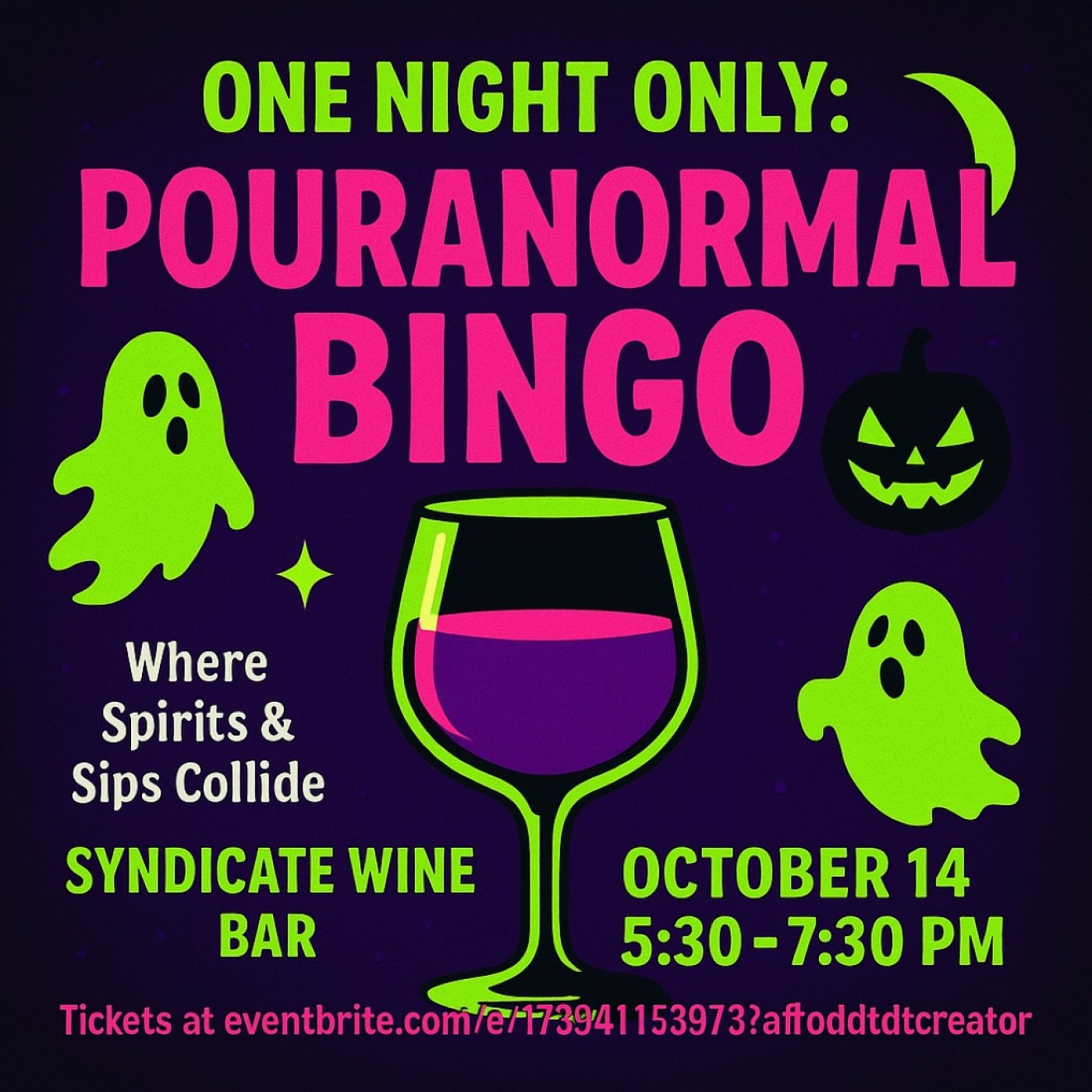 \ud83d\udc7b\u2728 Pouranormal Bingo: Where Spirits Meet Spirits! \ud83c\udf77