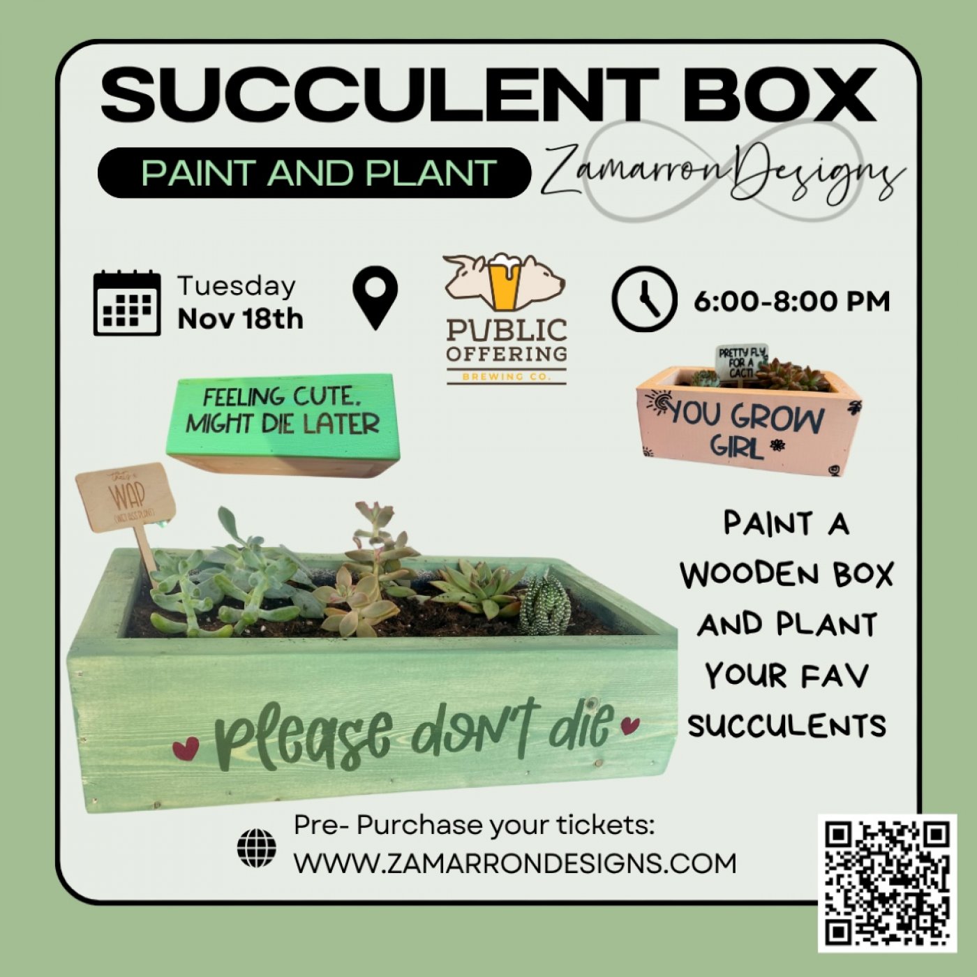 Public Offering - Succulent Boxes