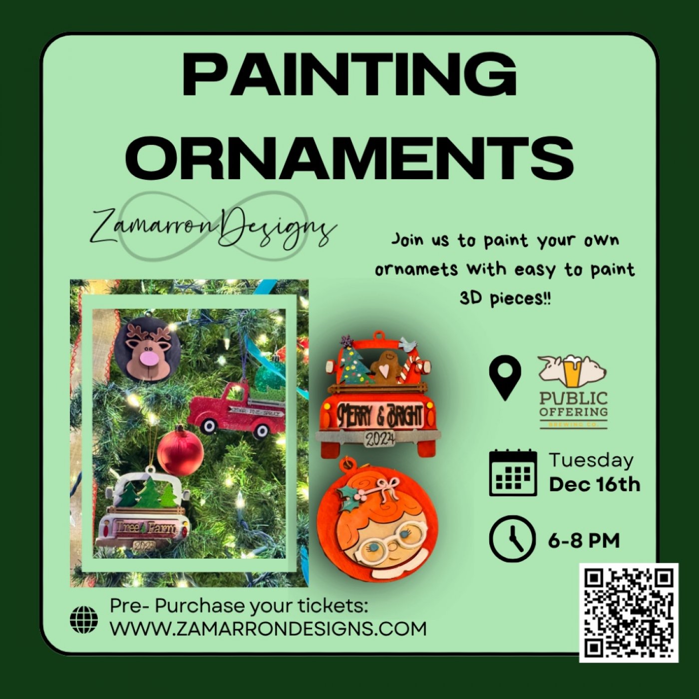 Public Offering - Ornament Painting Make-N-Take