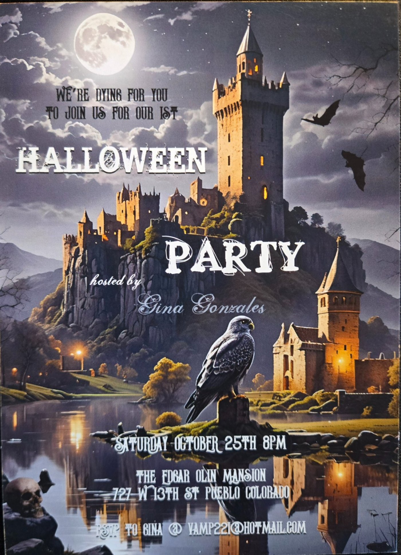 Edgar Olin Mansion Halloween party