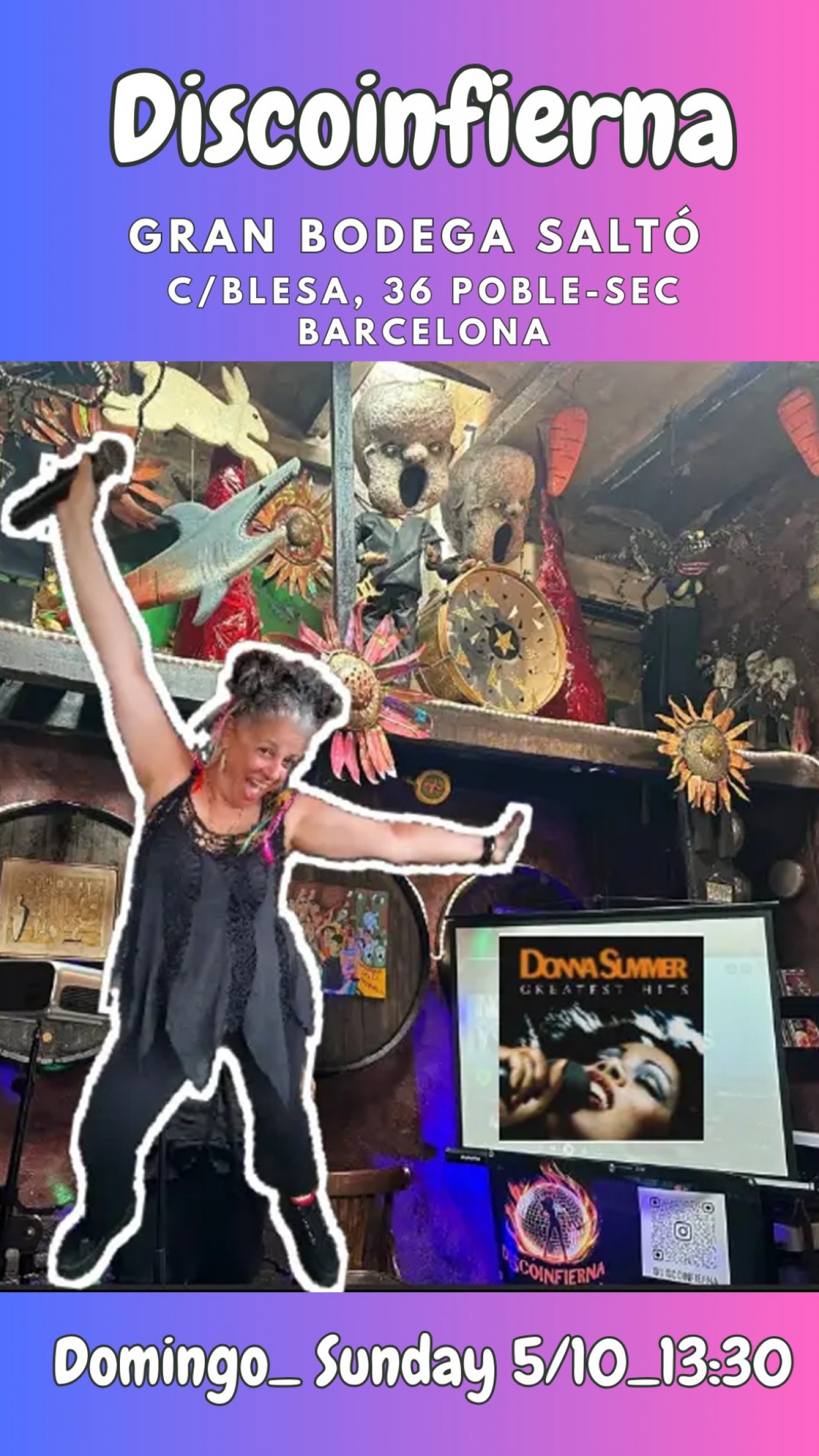 Discoinfierna _ Sunday 5\/10 _13:30 en Gran Bodega Salt\u00f3 _ Vermout Musical