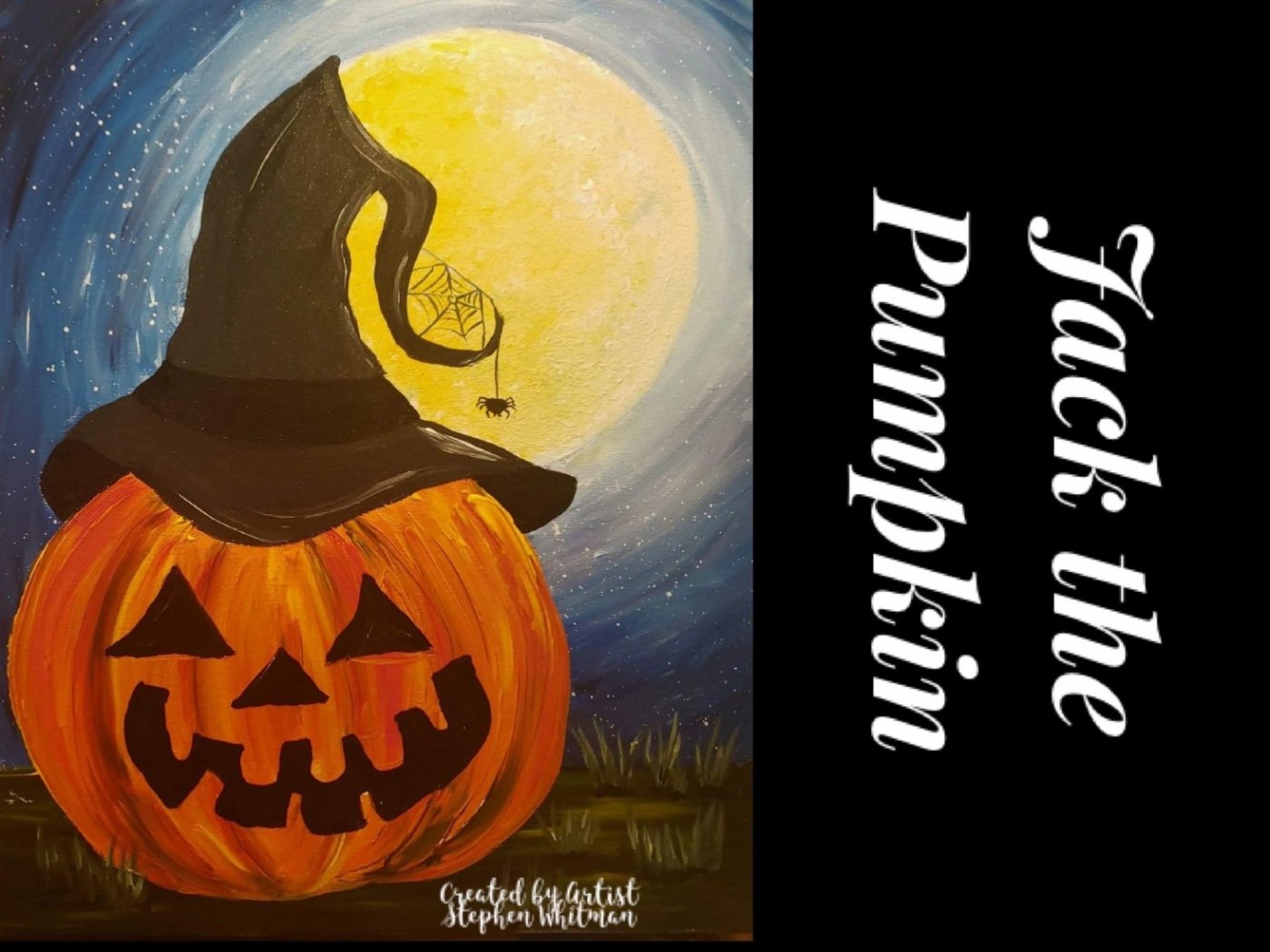 Beyond the Spectrum Art Program: Jack the Pumpkin Acrylic