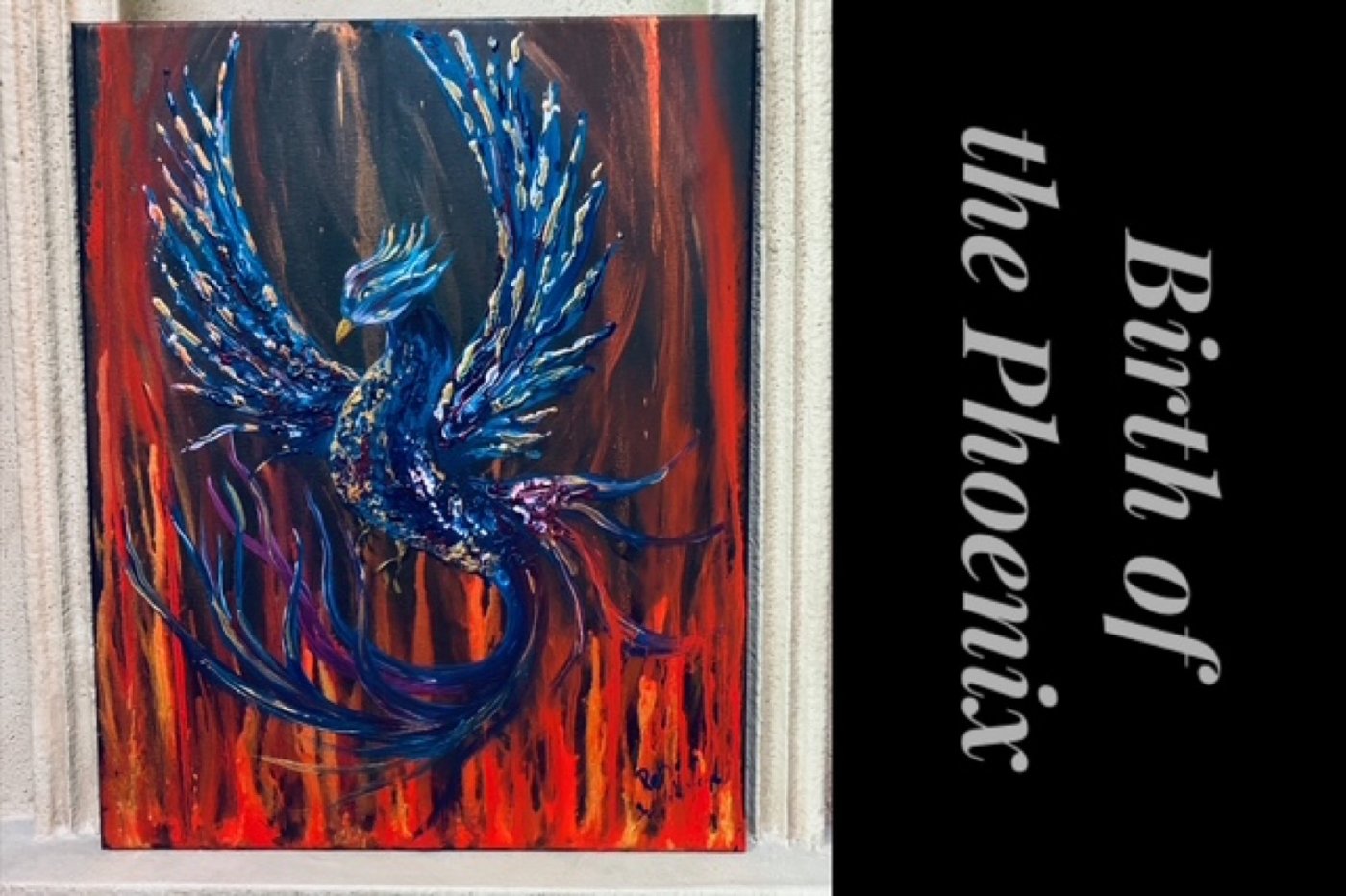 Beyond the Spectrum Art Program: Birth of the Phoenix Acrylic