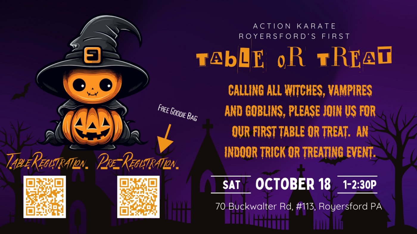 Table Or Treat: A free community event 
