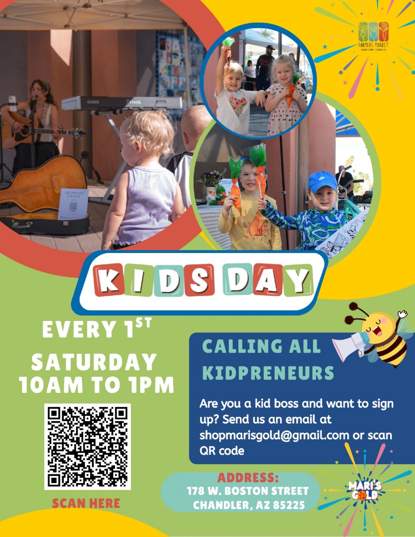 Kids Day at Downtown Chandler Farmer's Market