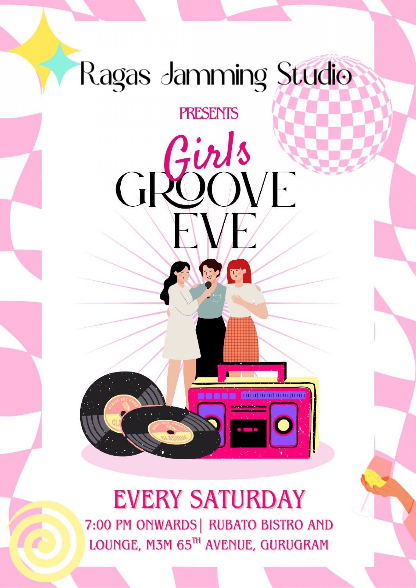 Ragas Rhythm & Roses - A GirlGroove Jam Eve at Rubato