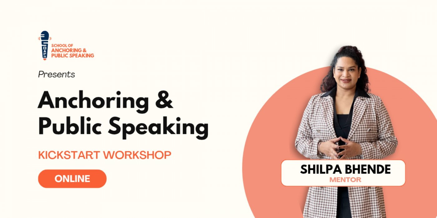 Anchoring and Public Speaking Kickstart Workshop - Online