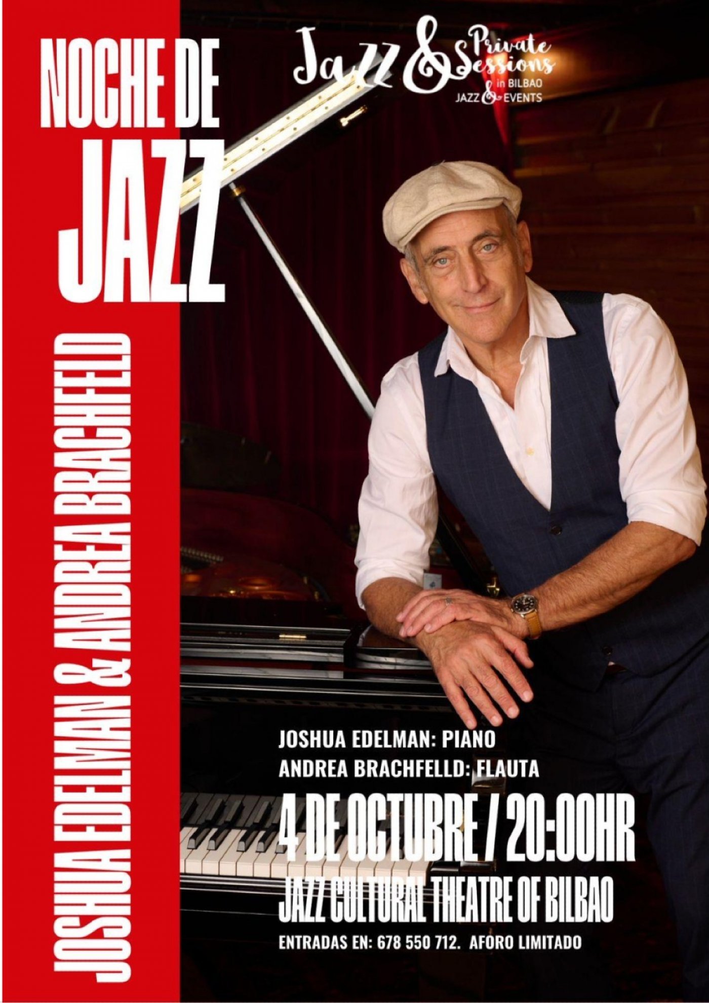 Joshua Edelman & Andrea Brachfeld. Latin Jazz Concert