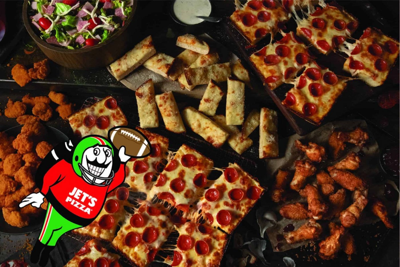 College Kickoff Saturdays at Jet\u2019s Pizza