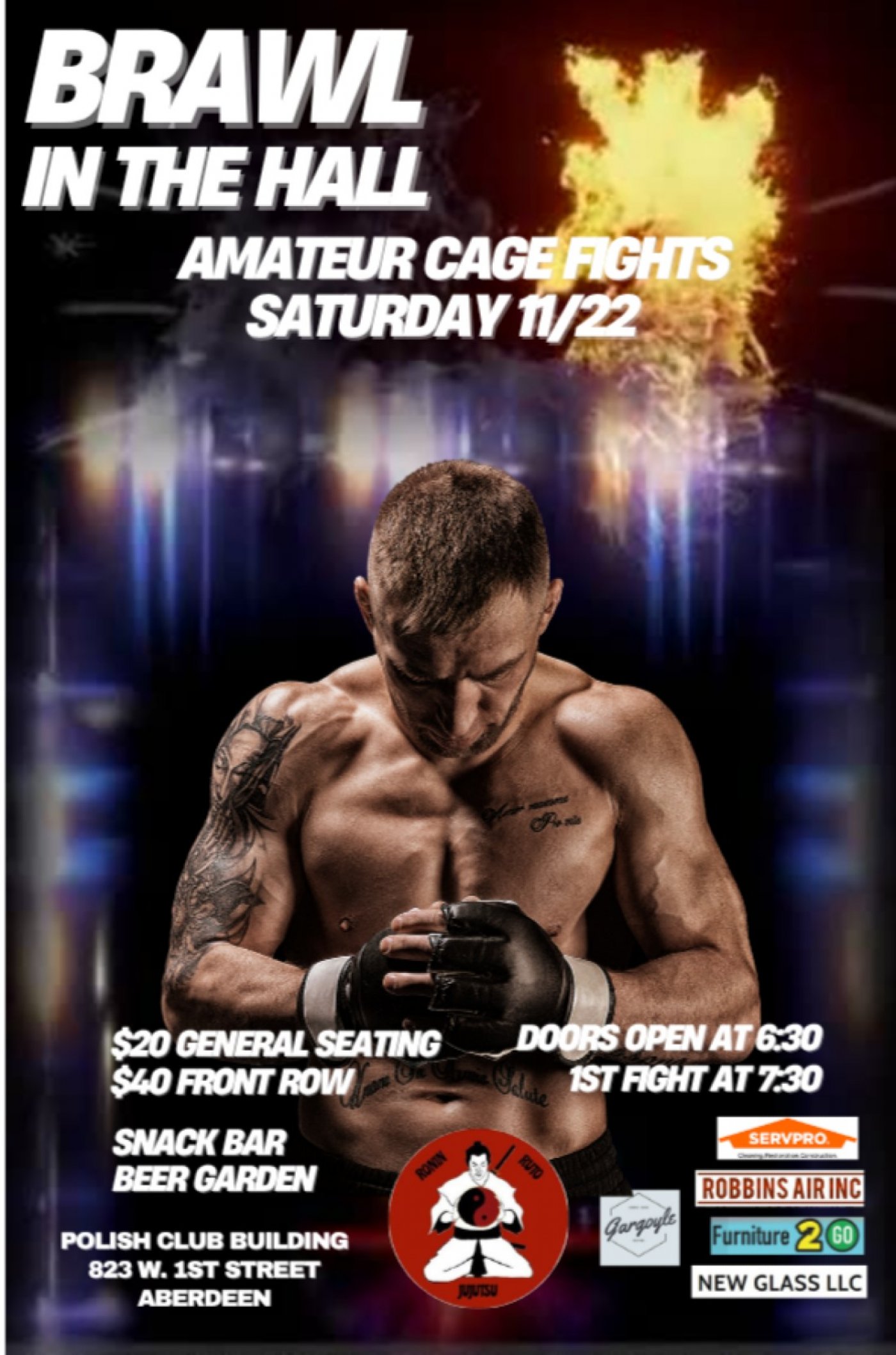 BRAWL IN THE HALL - Amateur MMA Fight Night