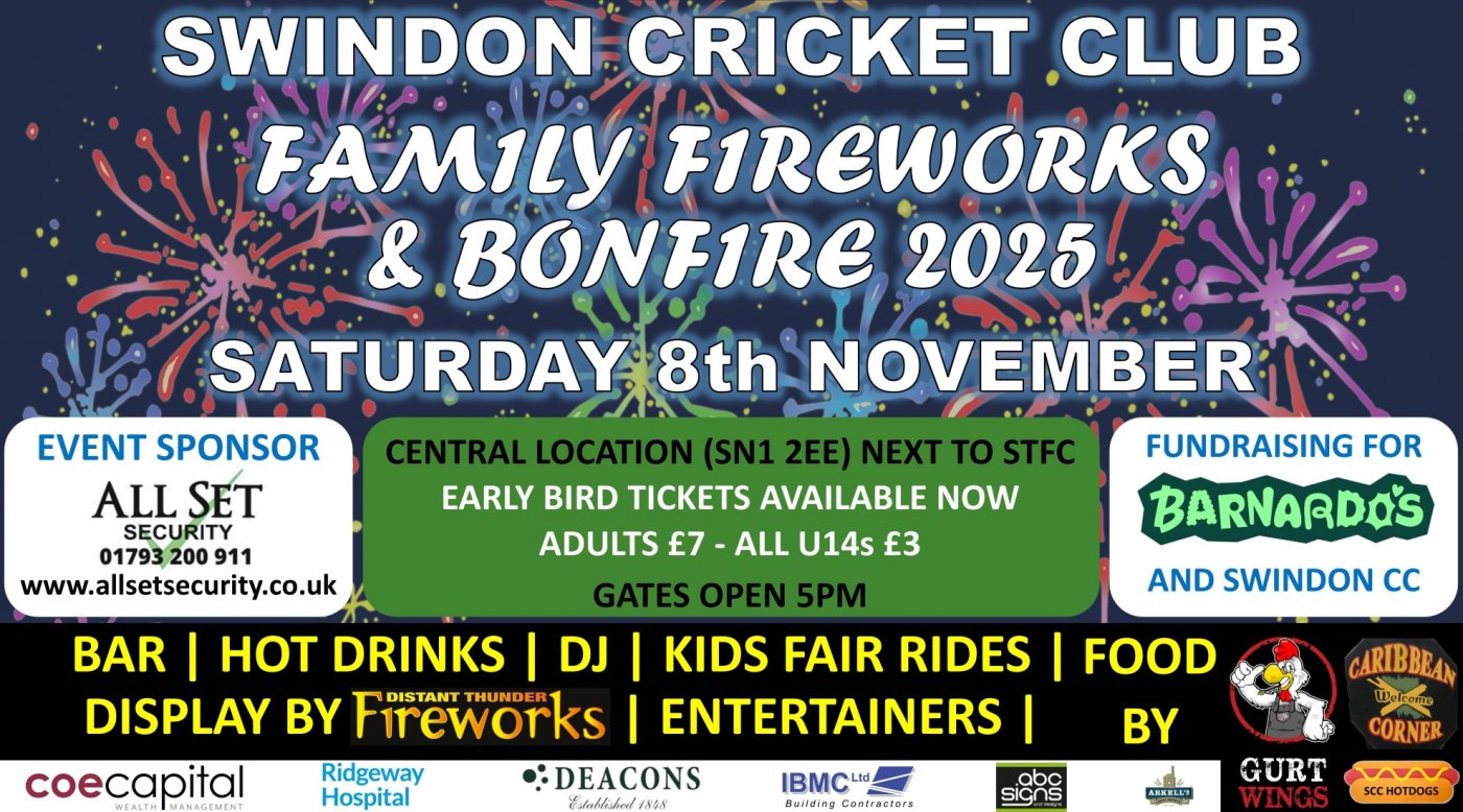 Swindon Cricket Club Family Fireworks & Bonfire