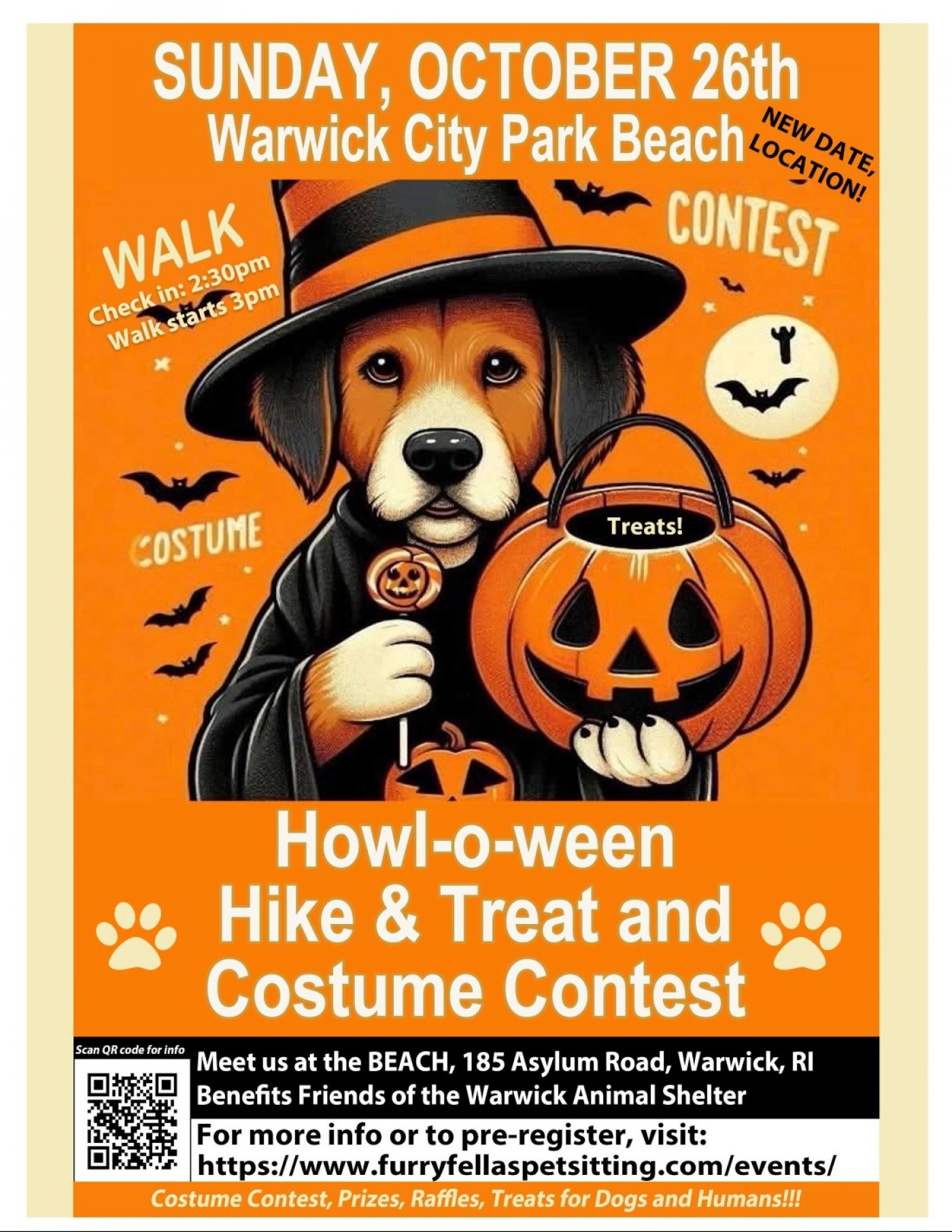 Furry Fellas "Howl-o-ween Hike N Treat" to Help Homeless Animals