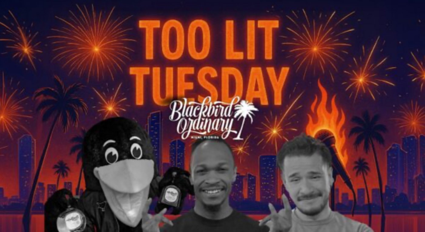 TOO LIT Tuesday Blackbird Ordinary Comedy Night