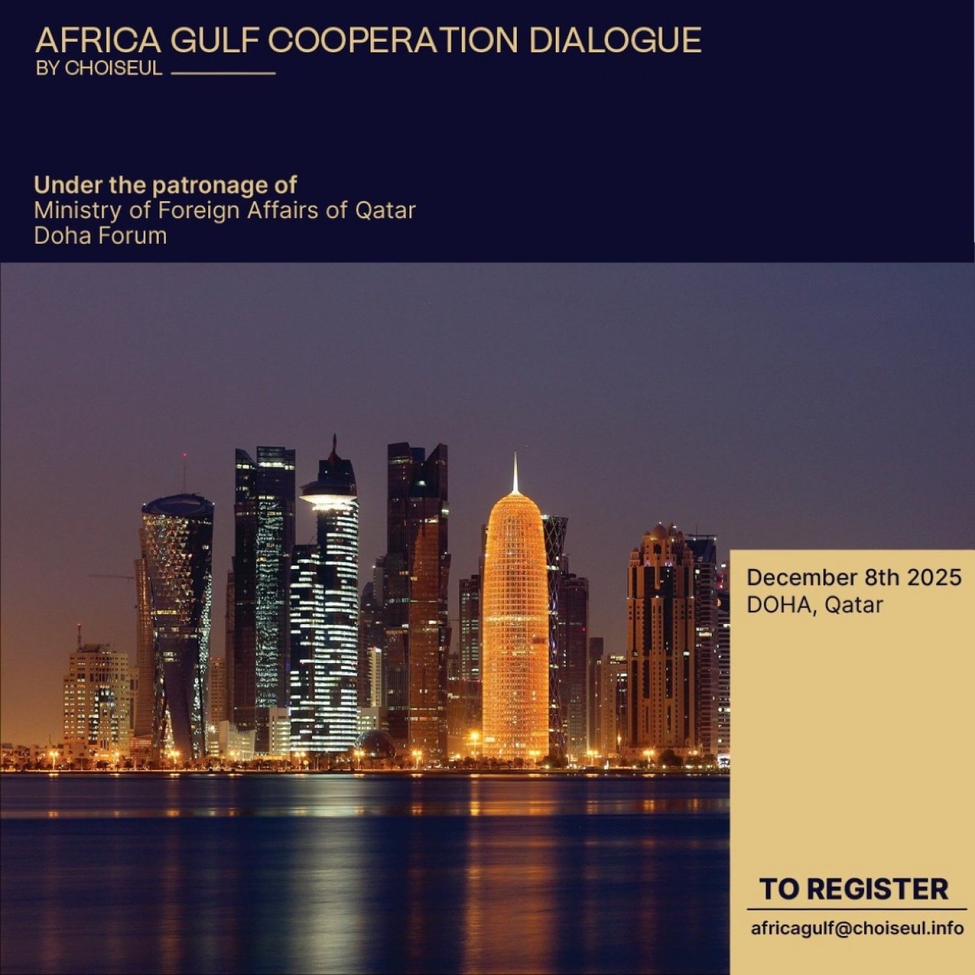Africa Gulf Cooperation Dialogue Summit by Choiseul